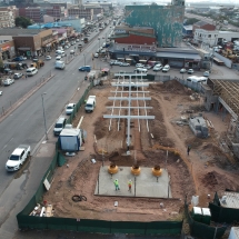 Caltex-Clairwood - Top view Hold down slab