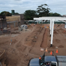 Caltex-clairwood - Canopy installation